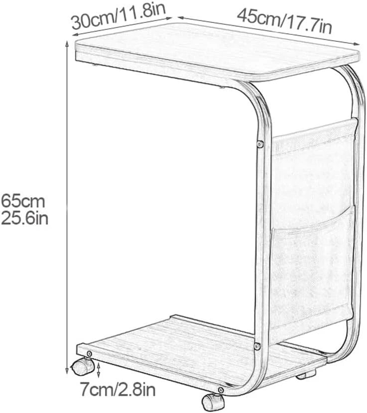 Pocket Side Table Sofa End Table